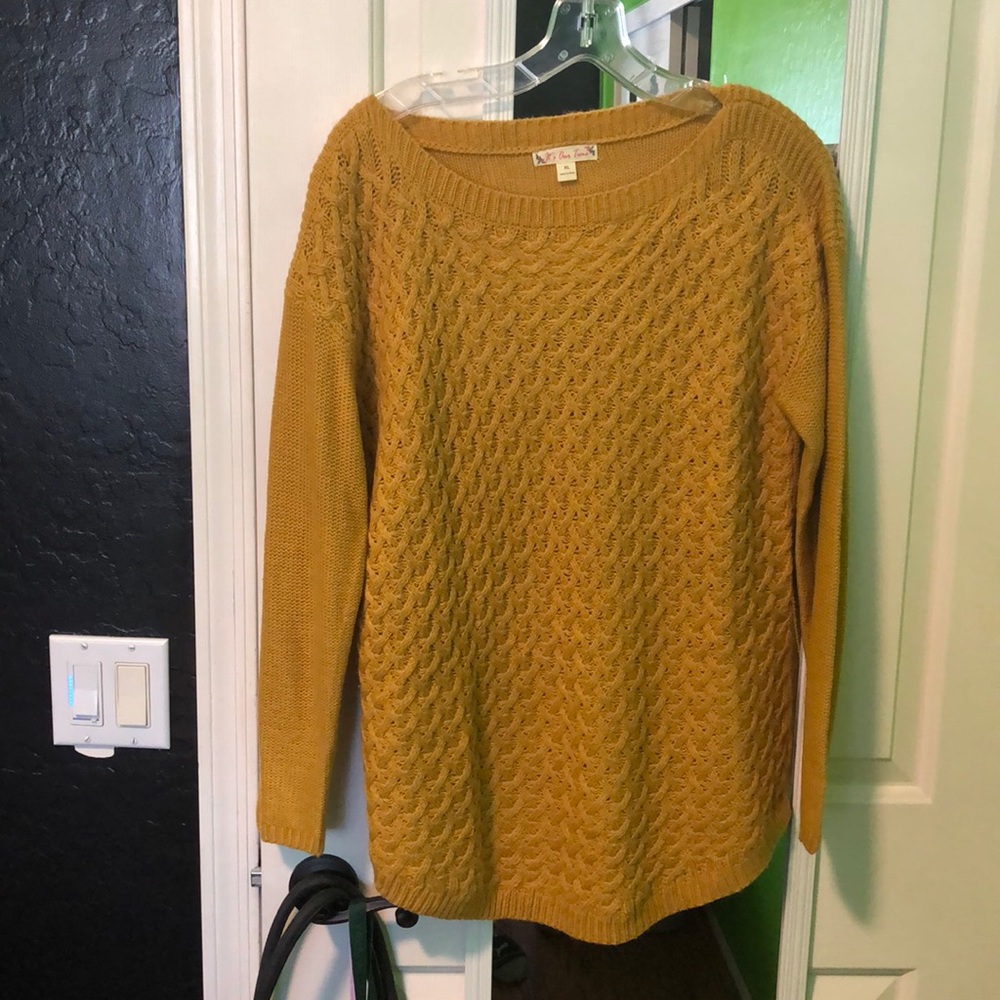 Mustard yellow sweater